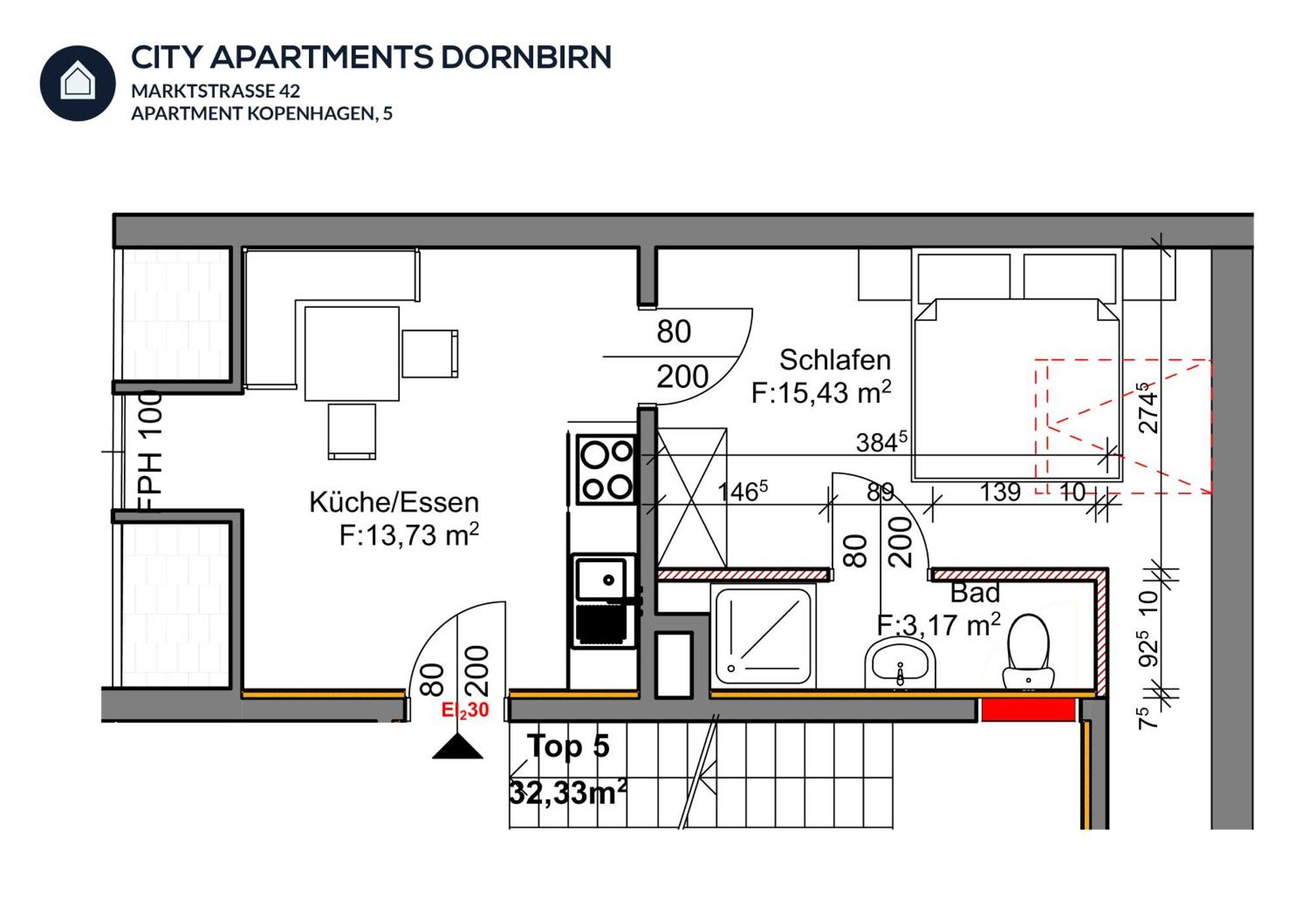 City Apartments Dornbirn Gemuetliches Apartment Im Stadtzentrum Dornbirn, Kopenhagen 5 المظهر الخارجي الصورة